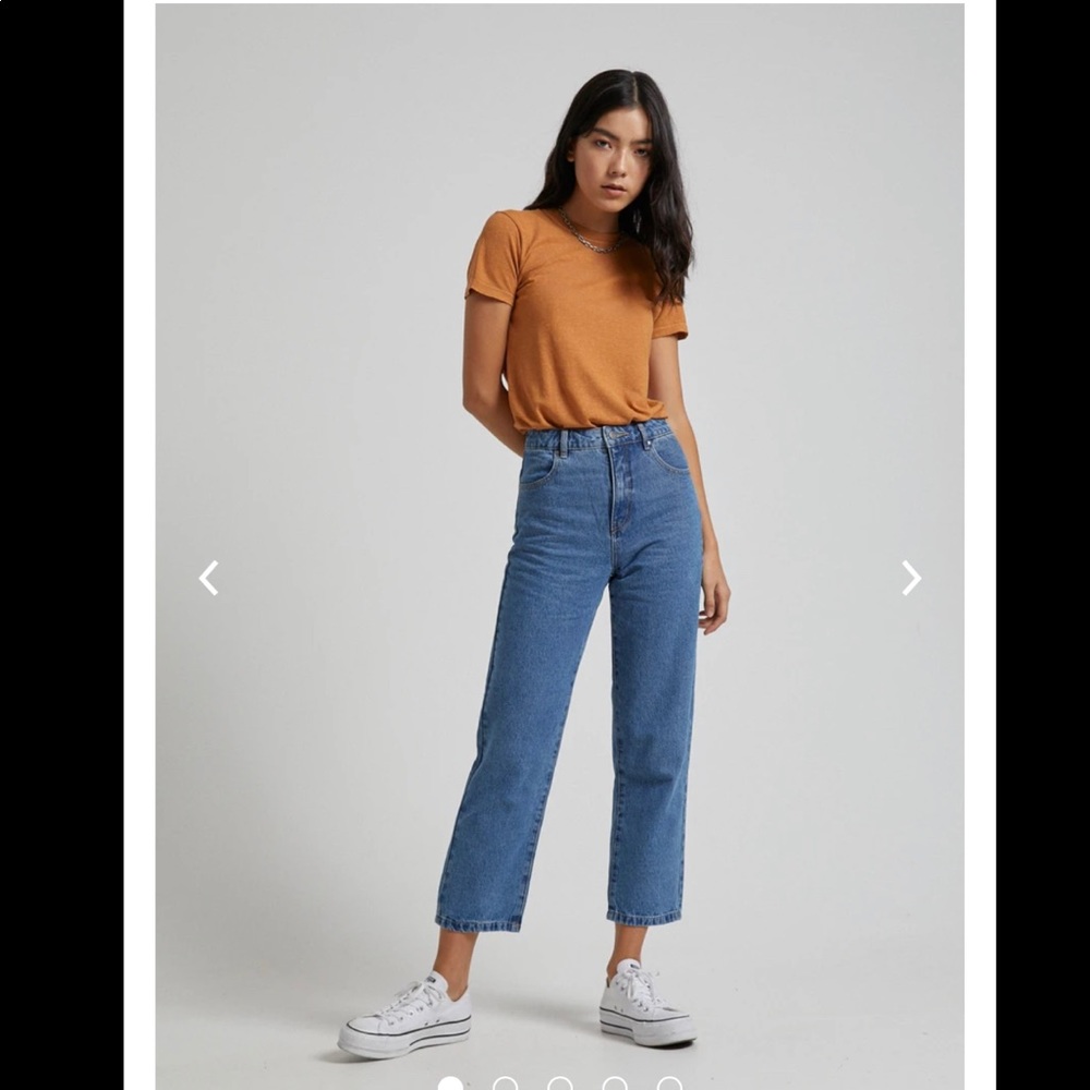 Afends Shelby Denim High Waist Wide Leg Jeans